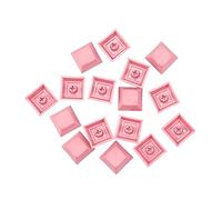HOOLRZI Lot de 100 touches PBT rétroéclairées 1U DSA - Couleurs mélangées - Touches transparentes pour clavier mécanique - Commutateurs MX - Profil DSA - Touches rétroéclairées