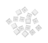 HOOLRZI Lot de 100 touches PBT rétroéclairées 1U DSA - Couleurs mélangées - Touches transparentes pour clavier mécanique - Commutateurs MX - Profil DSA - Touches rétroéclairées