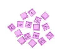HOOLRZI Lot de 100 touches PBT rétroéclairées 1U DSA - Couleurs mélangées - Touches transparentes pour clavier mécanique - Commutateurs MX - Profil DSA - Touches rétroéclairées
