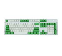 HOOLRZI Lot de 104 pièces de clavier OEM PBT gravées au laser pour touches de touches de couleur assortie par sublimation pour la plupart des Keyboa gravées au laser