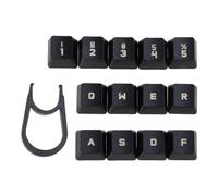 HOOLRZI Lot de 13 touches de clavier mécanique pour G910 G810 G413 G310 rétroéclairé pour clavier G910 G910 G413 G310 Noir Texture antidérapante