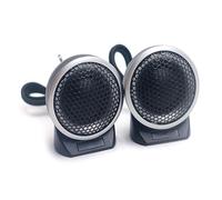 HOOLRZI Lot de 2 Haut-parleurs Tweeter à dôme en Soie HiFi adaptés Amateurs d ' autoradio avec réponse Dynamique, écoute de Musique immersive, Tweeter à condensateur intégré