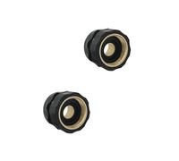 HOOLRZI Lot de 2 raccords rapides de tuyau d'arrosage de 1,9 cm - Installation à la main - Accessoires pour nettoyeur haute pression