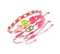 HOOLRZI Lot de 3 accessoires tendance faits à la main avec perles de nez uniques en forme de cochon et argile colorée pour femme