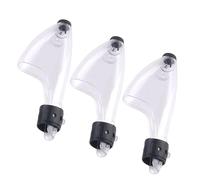 HOOLRZI Lot de 3 housses de protection pour canne à pêche avec ceinture de fixation 13/15/18 cm