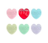 HOOLRZI Lot de 300 pochettes à bijoux réutilisables et élégantes en forme de cœur pour fournitures de mariage et cadeaux
