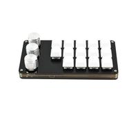 HOOLRZI Mini clavier 14 touches 3 boutons personnalisables clavier programmable clavier mécanique remplaçable à chaud Macropad Cope Pastes Clavier de jeu mécanique USB facile