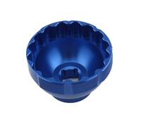 HOOLRZI Outil de pédalier 44 mm 16 rainures pour la compatibilité du rotor de verrouillage central dans les vélos, réparation en alliage d'aluminium, outil de pédalier pour vélos