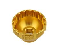 HOOLRZI Outil de pédalier 44 mm 16 rainures pour la compatibilité du rotor de verrouillage central dans les vélos, réparation en alliage d'aluminium, outil de pédalier pour vélos