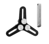 HOOLRZI Outil d'équerre ergonomique pour alésage de 5 à 12,7 cm, assure un alignement précis des espaces entre les extrémités et une manipulation facile des anneaux de piston du moteur