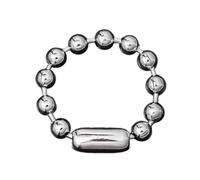 HOOLRZI Perles tendance Hip Hop pour hommes Noël Saint-Valentin perle vintage