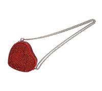 HOOLRZI Petit sac à main en forme de cœur étincelant avec paillettes - Léger - Usage quotidien - Pour femmes et filles - Sac de soirée élégant, b