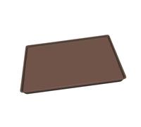 HOOLRZI Plateau de machine à café antidérapant en silicone avec canal de drainage, comptoirs de boissons, tapis de protection contre la chaleur pour table