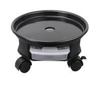 HOOLRZI Plateau de plantes mobile avec roulette - Bac à fleurs - Base de support pour eau - Pot d'intérieur pour support mobile - Plateau de plantes à roue mobile avec base roulante pour pot de fleurs