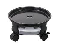 HOOLRZI Plateau de plantes mobile avec roulette - Bac à fleurs - Base de support pour eau - Pot d'intérieur pour support mobile - Plateau de plantes à roue mobile avec base roulante pour pot de fleurs