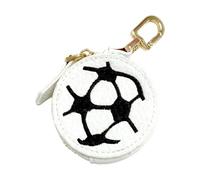 HOOLRZI Porte-clé tendance en cuir PU pour tenues décontractées, robuste, étanche, accessoire de football, basket-ball, Football 1., taille unique
