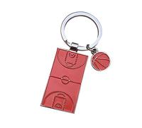 HOOLRZI Porte-clés de Football pour Hommes, Terrain de Football, Porte-clés de Football, Aire de Jeux, Sport, Basket-Ball, Bijoux, Fans de Football, Cadeau de Club