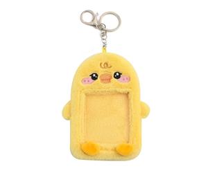 HOOLRZI Porte-clés en Peluche Porte-Carte Photo en Peluche de Dessin animé Mignon pour Photo d'idole à Collectionner Porte-clés Souple Pendentif de Sac pour Les Fans et Les Amateurs de Papeterie