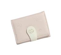 HOOLRZI Portefeuille compact pour femme à trois volets, pochette tendance en cuir synthétique, porte-monnaie pour femme, porte-cartes de crédit, sac à main, sac à main de voyage, sac à monnaie pour