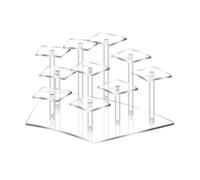 HOOLRZI Présentoir multifonction en acrylique élégant pour objets de collection et ornements d'anime