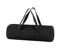 HOOLRZI Sac à bagages pliable avec fermeture éclair pour voyage, sport, sac de rangement en tissu Oxford, sac de rangement pour le camping, sac de sport en plein air, Noir