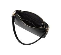 HOOLRZI Sac à bandoulière en cuir synthétique pour femme - Pochette pour aisselles - Petit sac à bandoulière sous les bras - Pour tous les jours, Noir