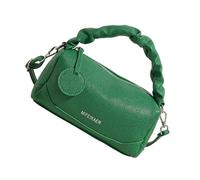 HOOLRZI Sac à bandoulière pour femme avec sangle amovible, pochette en cuir, sac à main avec fermeture éclair, sac à bandoulière tendance, Vert