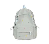 HOOLRZI Sac à dos à motif étoile pour adolescents avec sangle respirante et poches multiples - Sac pratique en nylon - Pour activités de plein air - Sangle renforcée, bleu, S, Beauté de masse
