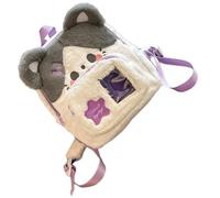 HOOLRZI Sac à dos avec bretelles rembourrées réglables, sac d'école léger pour enfants, sac à dos ergonomique facile à nettoyer pour l'école ou les voyages, violet, Beauté de masse