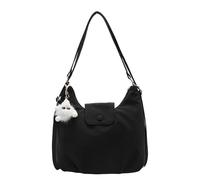 HOOLRZI Sac à dos convertible avec breloque détachable multi-compartiments en polyuréthane pour les trajets quotidiens, le travail, le voyage avec sangle amovible, Noir , Beauté de masse