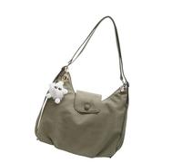 HOOLRZI Sac à dos convertible avec breloque détachable multi-compartiments en polyuréthane pour les trajets quotidiens, le travail, le voyage avec sangle amovible, Vert, Beauté de masse