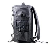 HOOLRZI Sac à dos de pêche en plein air de grande capacité, sac à bandoulière, imperméable, leurres de pêche, moulinet, sac de pêche durable, Noir