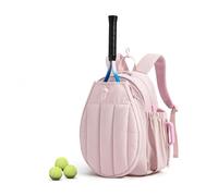 HOOLRZI Sac à dos de voyage polyvalent pour femme avec rangement de chaussures et compartiment humide pour raquettes de tennis et ordinateur portable compact