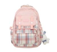 HOOLRZI Sac à dos esthétique tendance grande capacité décontracté sac à dos voyage étudiant école grande capacité, a, Beauté de masse