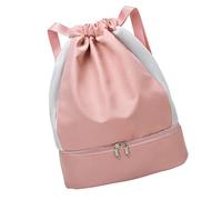 HOOLRZI Sac à dos résistant à l'eau avec cordon de serrage pour vêtements humides, tapis, vêtements, sac à dos de voyage, sac à dos de plage, a, Taille unique, Beauté de masse