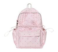 HOOLRZI Sac à dos tendance avec nœud en forme de cœur pour femme et adolescente - Grande capacité - Plusieurs poches - Sangle confortable - Sac à dos d'école pour adolescentes, b, Beauté de masse
