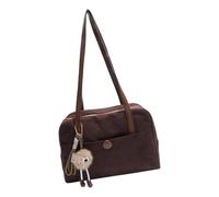 HOOLRZI Sac à main en polyester de grande capacité avec porte-clés amovible et bandoulière ergonomique résistant à l'usure, Couleur café., One Size