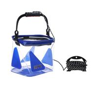 HOOLRZI Sac de rangement pour la pêche, le camping, la randonnée, la pêche, le jardinage, bleu, 20*20CM