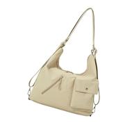 HOOLRZI Sac fourre-tout convertible élégant pour un usage quotidien en tissu de lavage - Sac à dos ergonomique pour femmes et filles, kaki, Beauté de masse