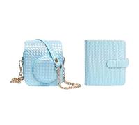 HOOLRZI Sac pour appareil photo avec album photo pour Mini12 - Pochette de voyage - Sac à bandoulière pour voyage, D