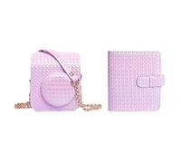 HOOLRZI Sac pour appareil photo avec album photo pour Mini12 - Pochette de voyage - Sac à bandoulière pour voyage, b