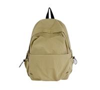 HOOLRZI Sacs à dos de grande capacité pour randonnée, compartiment pour ordinateur portable, plusieurs poches, design ergonomique en nylon, kaki, Beauté de masse