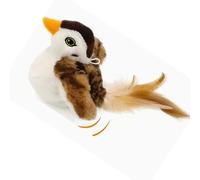 HOOLRZI Safe Electronic Bird Plush Chirping to Stimulate Instincts and Activity Motorized CATss Toy