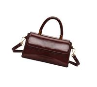 HOOLRZI SophistiquatedCrossbody Bag with Adjustable Strap Practical PU Leather Shoulder Handba for Work Shopping and Social Event Modern Retro Fashion, Rouge