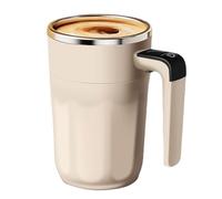 HOOLRZI Tasse À Café En Acier Inoxydable De 450ML Avec Agitation Automatique Et Affichage De La Température Mélangeur Magnétique Pour Boissons Chaudes