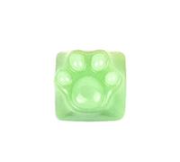 HOOLRZI Touches en forme de griffe de chat pour clavier mécanique en aluminium et silicone souple pour fille mignonne rose unique transparente