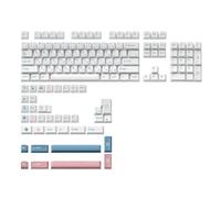 HOOLRZI Touches PBT à thème d'hiver - 142 touches - Profil 6,25U - Espace pour clavier mécanique - Sublimation par sublimation