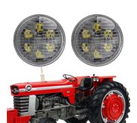 Hooma 2PCS 30W PAR36 Phare LED Tracteur Rond Lumière 4,5 Pouces Projecteur Antibrouillard Ampoule IP67 étanche Replacement for John Deere Numéro de Pièce AF3892R AT25451 RE336111