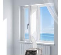 HOOMEE 500CM Tissu De Calfeutrage pour Fenêtres pour Climatiseur Mobile et Sèche-Linge - Fonctionne avec Toutes Les Unités de Climat