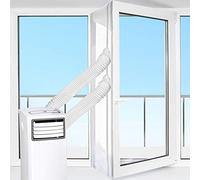 HOOMEE 560CM Tissu De Calfeutrage pour Fenêtres pour Climatiseur Mobile et Sèche-Linge - Fonctionne avec Toutes Les Unités de Climatisation Mobiles, Installation Facile